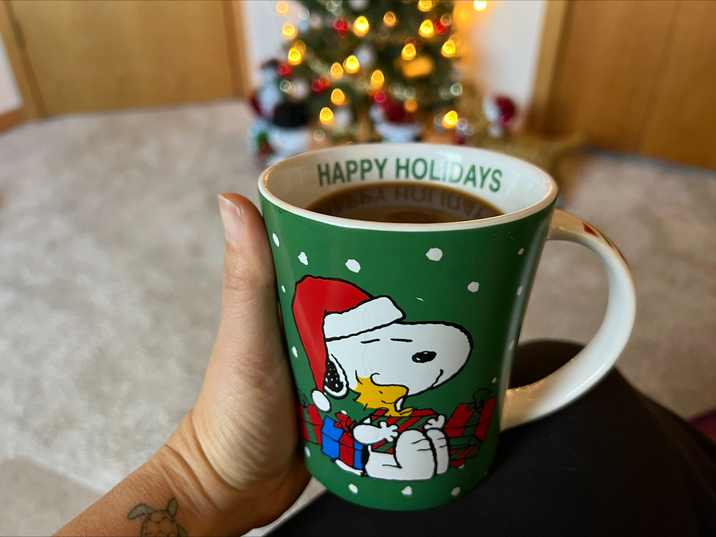 Holiday Snoopy Coffee Mug